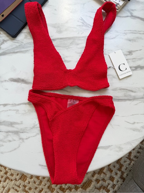Cleonie Other - Cleonie Swim Red Bikini Set One Size NWT